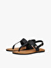 Kadın Leather Thong Sandalet