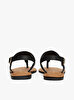 Kadın Leather Thong Sandalet