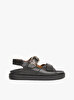 Kadın Leather Sporty Sandalet