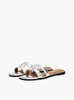 Kadın TH Logo Strap Metallic Terlik