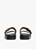 Kadın Leather Sporty Mule Terlik