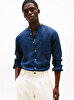 Erkek DC Band Collar Linen Gömlek