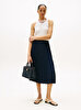 Kadın Fluid Pleated Pull Etek