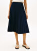 Kadın Fluid Pleated Pull Etek