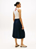 Kadın Fluid Pleated Pull Etek