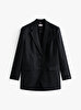 Kadın Essential Linen Relaxed Blazer