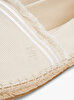 Kadın Fringe Canvas Closed Espadril