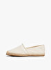 Kadın Fringe Canvas Closed Espadril