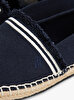 Kadın Fringe Canvas Closed Espadril