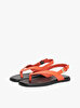 Kadın Color Block Thong Sandalet