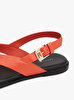 Kadın Color Block Thong Sandalet