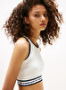 Kadın Tommy Girl Knitted Crop Top