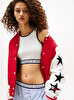 Kadın Tommy Girl Knitted Crop Top