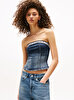 Kadın Tommy Girl Denim Bluz