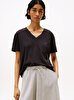 Kadın Slub Modern T-shirt