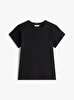 Kadın Floral Script Modern T-shirt