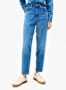 Kadın Mom Tapered Jean Pantolon