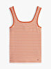 Kadın 5X2 Rib Slim Square T-shirt