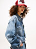 Kadın Tommy Girl Oversized Denim Ceket