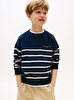 Çocuk Unisex Mini Corp Stripe Sweatshirt