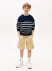 Çocuk Unisex Mini Corp Stripe Sweatshirt