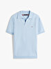 Erkek Knitted Textured Polo T-shirt