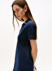 Kadın Lyocell Tipping Polo Elbise
