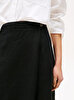 Kadın Essential Linen Knee Wrap Etek