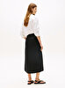 Kadın Essential Linen Knee Wrap Etek