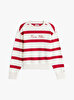 Kadın Script Regular Pique Sweatshirt