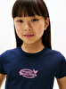 Kız Çocuk Butterfly Graphic T-shirt