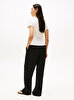 Kadın 5X2 Rib Slim C-neck T-shirt