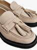 Kadın Tassel Squarish Toe Loafer