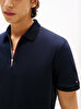 Erkek Interlock Zip Regular Polo T-shirt