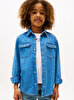 Erkek Çocuk Mid Blue Denim Gömlek
