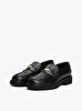 Kadın Crest Squarish Toe Loafer