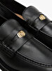 Kadın Crest Squarish Toe Loafer