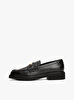 Kadın Crest Squarish Toe Loafer