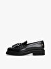 Kadın Tassel Squarish Toe Loafer