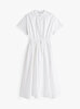 Kadın Smocked Midi Elbise