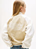 Kız Çocuk Butterfly Graphic Bomber Ceket