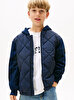 Erkek Çocuk Mix Media Quilted Bomber Ceket