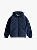 Erkek Çocuk Mix Media Quilted Bomber Ceket