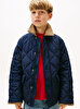 Erkek Çocuk Contrast Collar Quilted Ceket