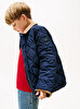 Erkek Çocuk Contrast Collar Quilted Ceket