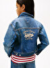 Kız Çocuk Trucker Denim Ceket