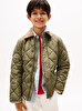 Erkek Çocuk Contrast Collar Quilted Ceket