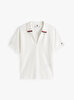 Kadın Lyocell Tipping Open Polo T-shirt