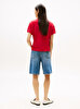 Kadın Lyocell Tipping Open Polo T-shirt
