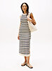 Kadın Crochet C-neck Midi Elbise